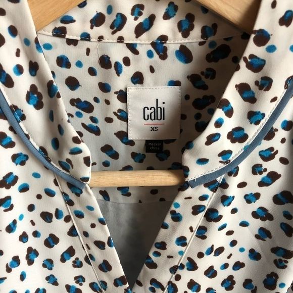 CAbi Camilla Shirtdress Animal Print Sleeveless - Picture 7 of 8